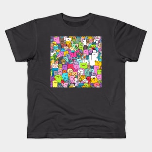 Full menagerie of animals and monsters Kids T-Shirt